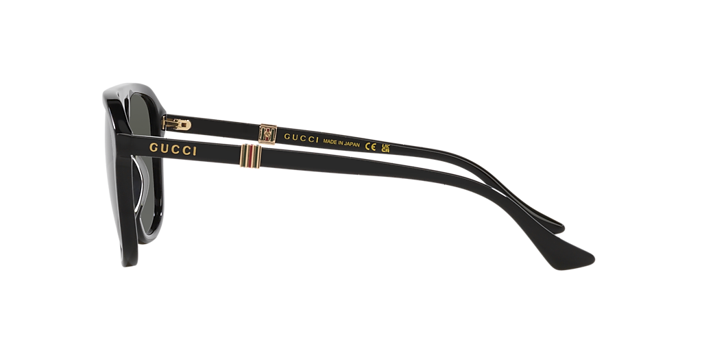 GG1494S غوتشي أسود/رمادي مقاس متوسط