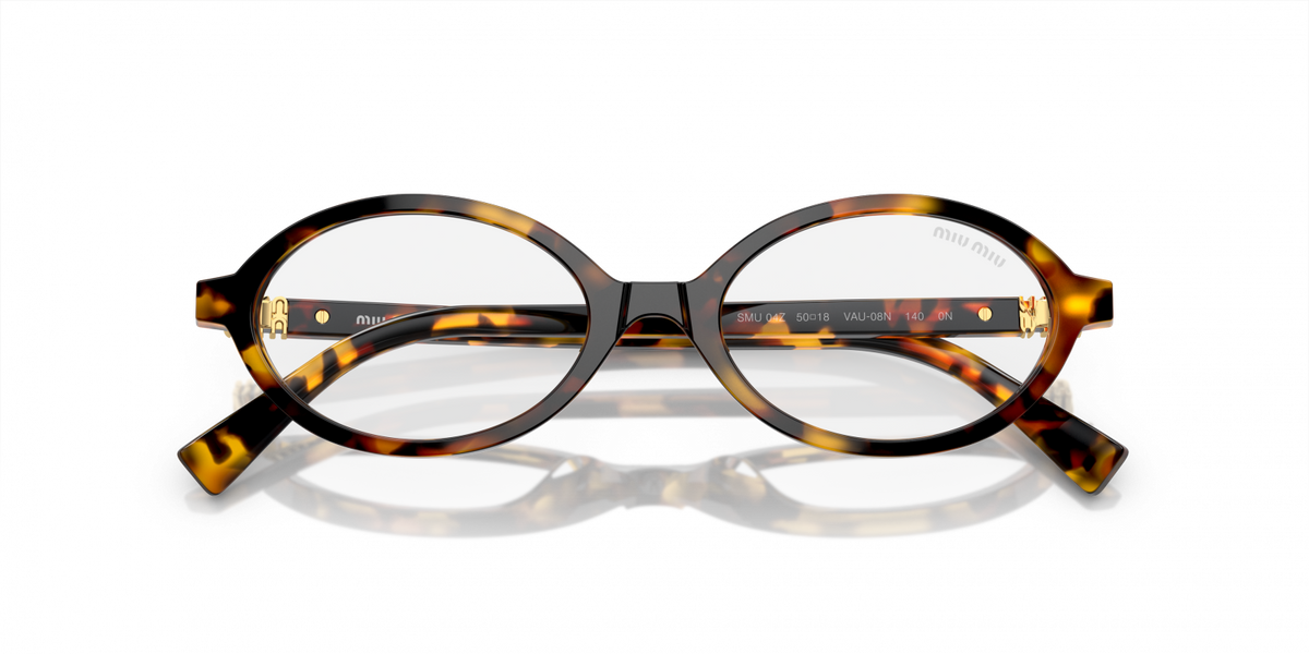 MU 04ZS Miu Miu Honey Havana/Transparent 50