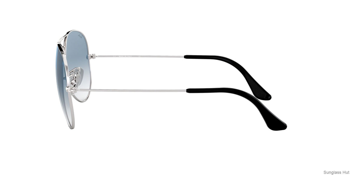 RB3025 Silver/Light Blue Gradient STD