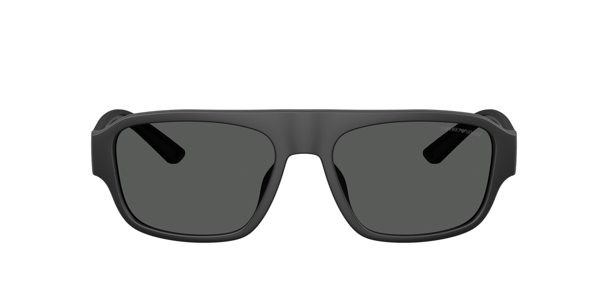 EA4266U Emporio Armani Rubberized Matte Black/Dark Grey L