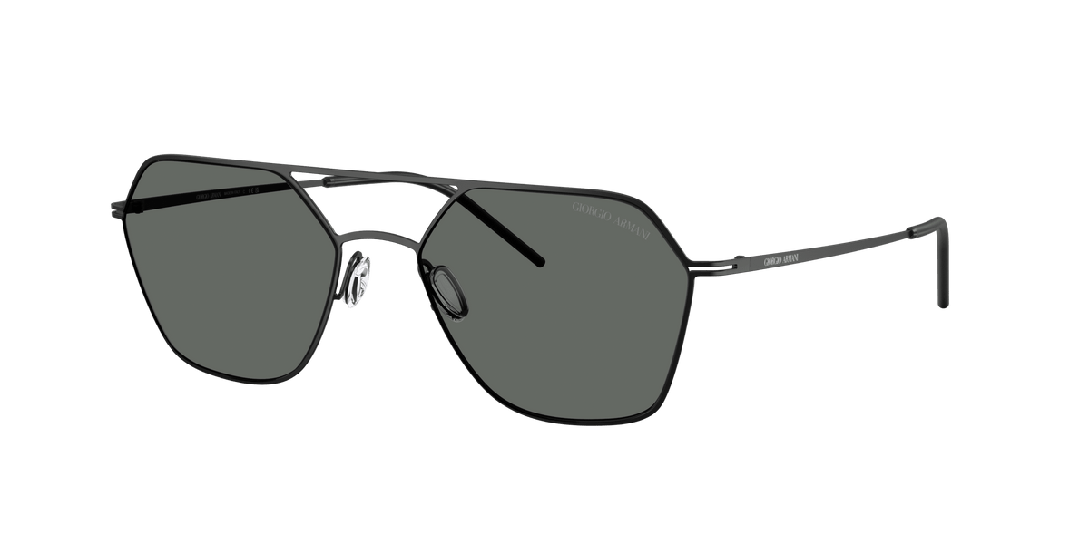 AR6185 Giorgio Armani Matte Black/Dark Grey L