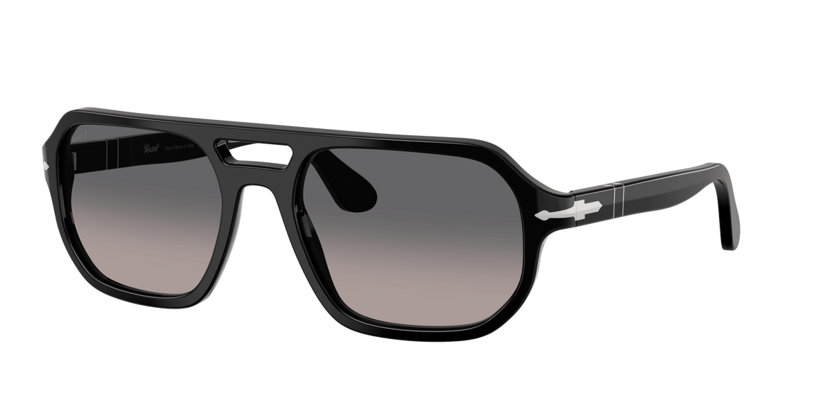 PO3393S - Guido PERSOL Black/Gradient Grey Polarized XXL