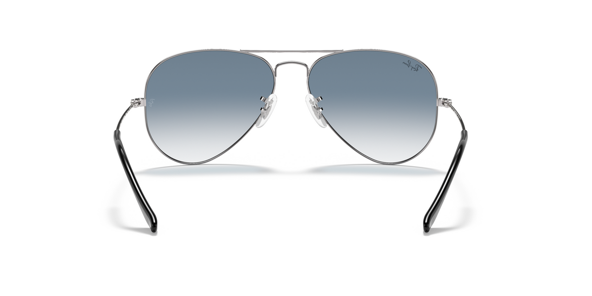 RB3025 Silver/Blue L