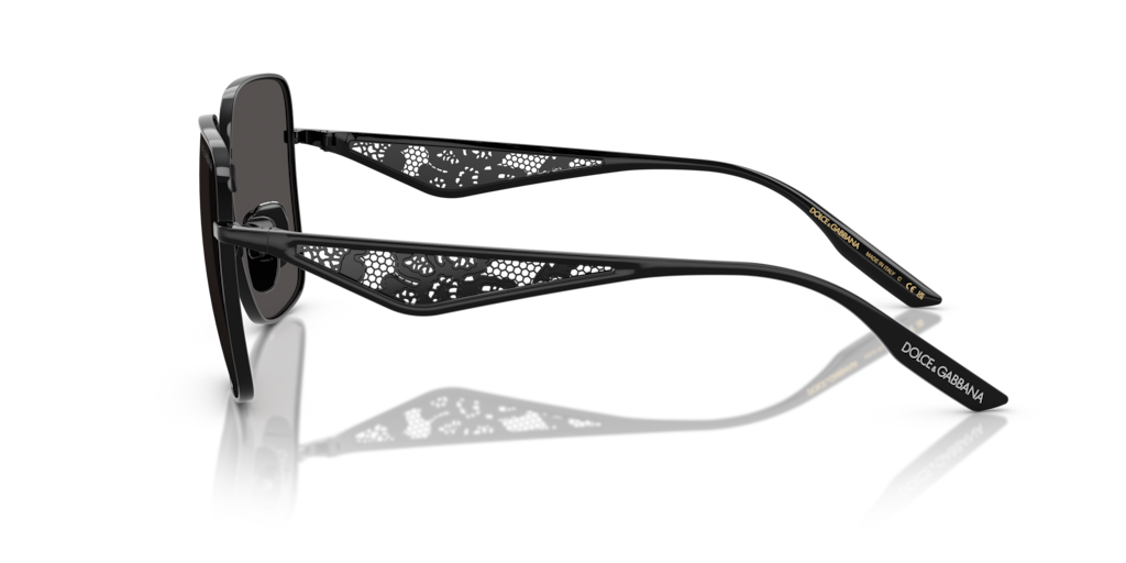 دولتشي آند غابانا DG2310 أسود/رمادي مقاس L