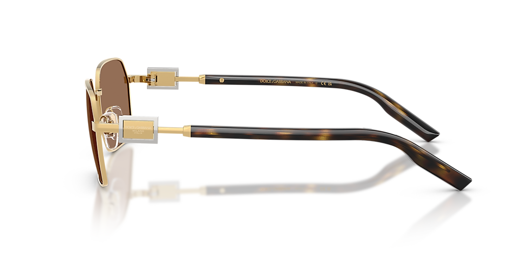 DG2316 دولتشي آند غابانا ذهبي/بني مقاس L