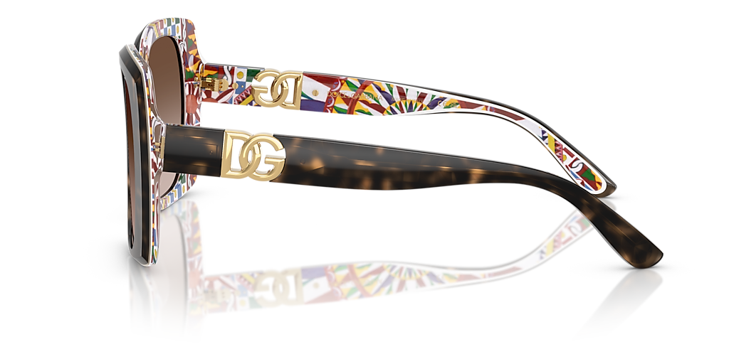 DG4475 دولتشي آند غابانا، لون السلحفاة/بني، مقاس كبير