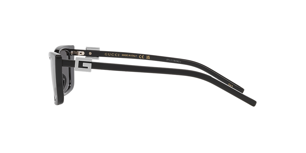 GG1681S غوتشي أسود/رمادي مقاس XS