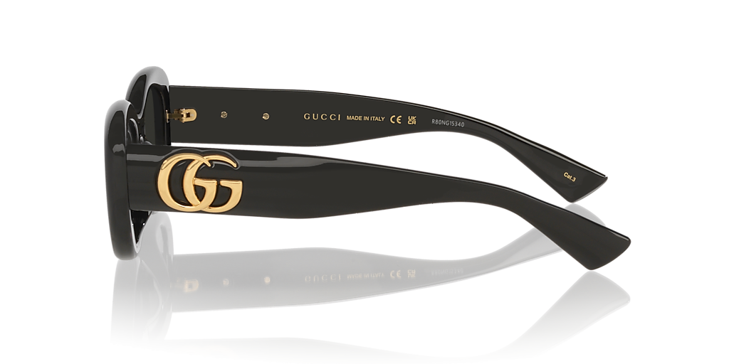 GG1829SK غوتشي أسود/رمادي مقاس صغير