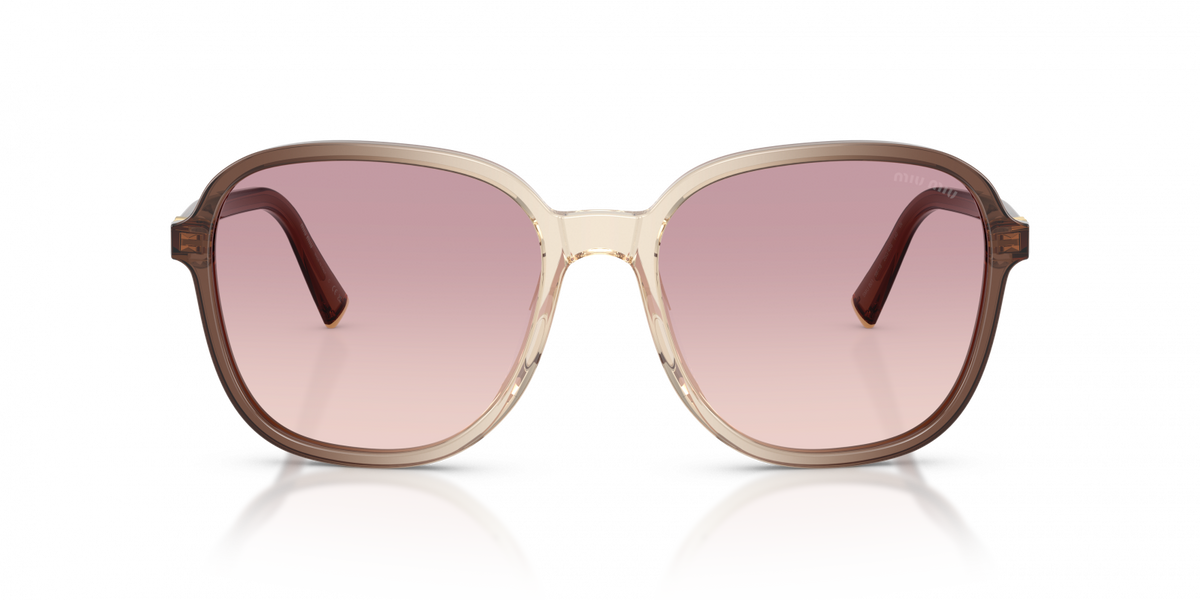 MU B01S Miu Miu Brown Gradient/Brown Gradient Pruple 58