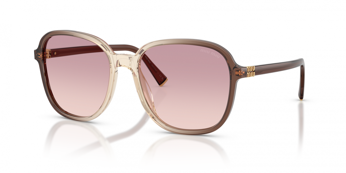 MU B01S Miu Miu Brown Gradient/Brown Gradient Pruple 58