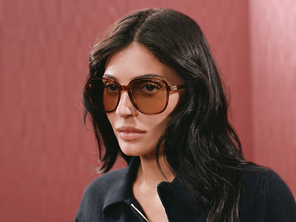 MU B01S Miu Miu Brown/Yellow L