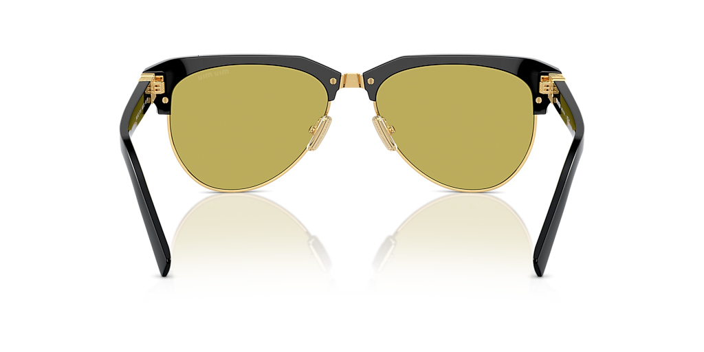 MU 09ZS ميو ميو أسود/أخضر مقاس كبير