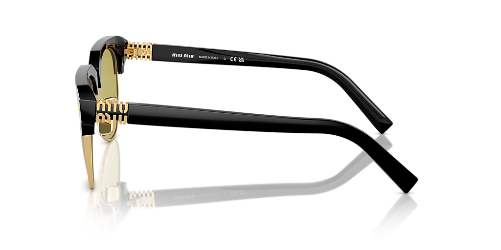 MU 09ZS ميو ميو أسود/أخضر مقاس كبير