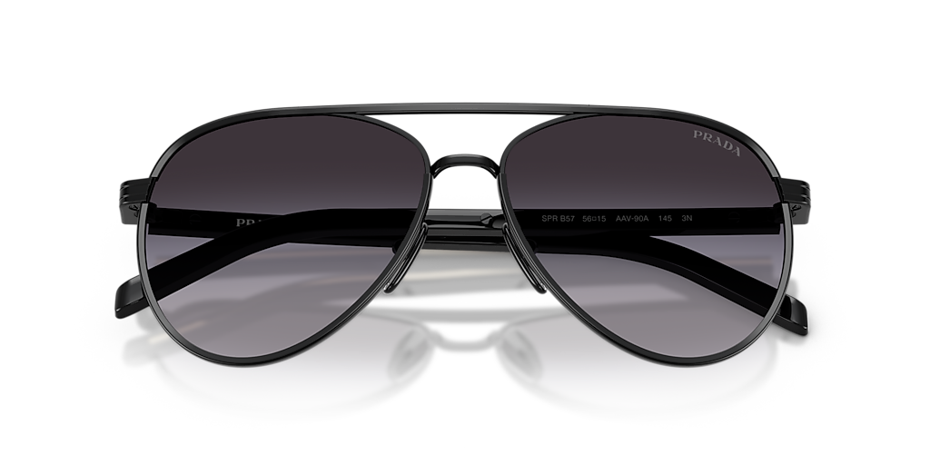 PR B57S برادا أسود/رمادي مقاس متوسط