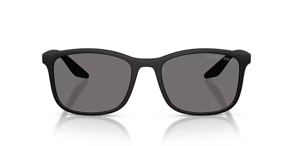 PS A08S PRADA LINEA ROSSA Rubbered Black/Dark Grey Polarized XL