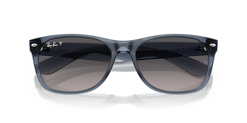 RB2132 New Wayfarer Ray-Ban Blue/Grey M