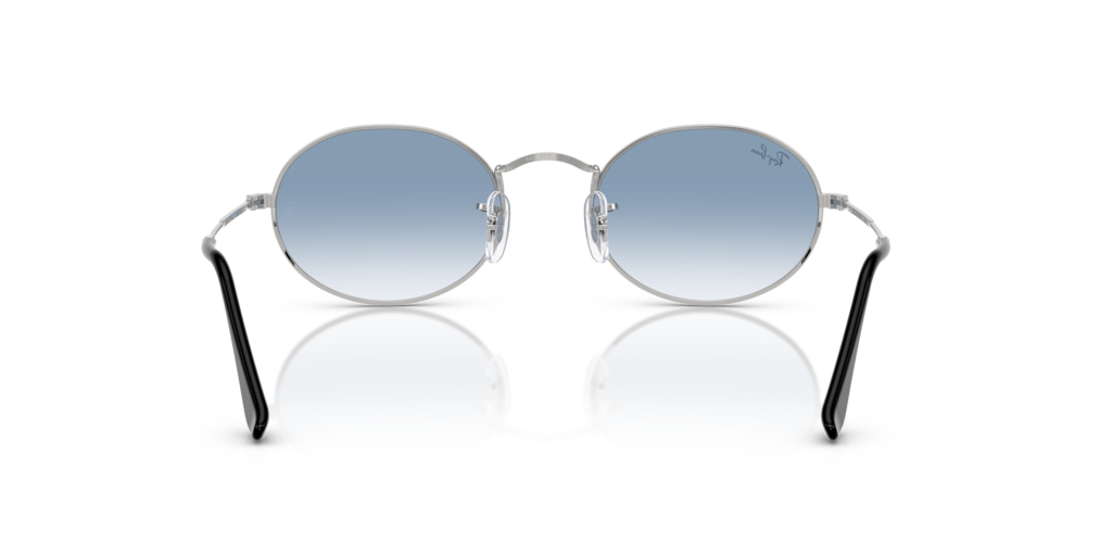 RB3547 Oval Metal Ray-Ban Silver/Blue XL
