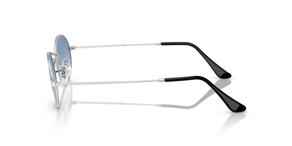 RB3547 Oval Metal Ray-Ban Silver/Blue XL