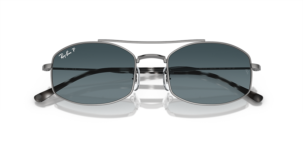 RB3719 Ray-Ban Silver/Blue L