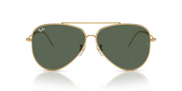 RBR0101S Aviator Reverse Ray-Ban Gold/Green XXL