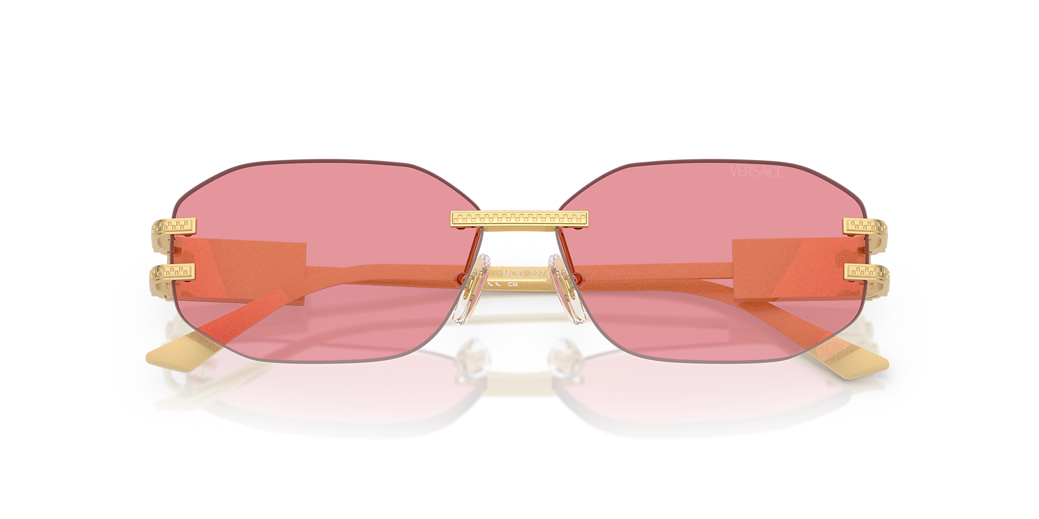 VE2274 فيرساتشي ذهبي/وردي مقاس متوسط