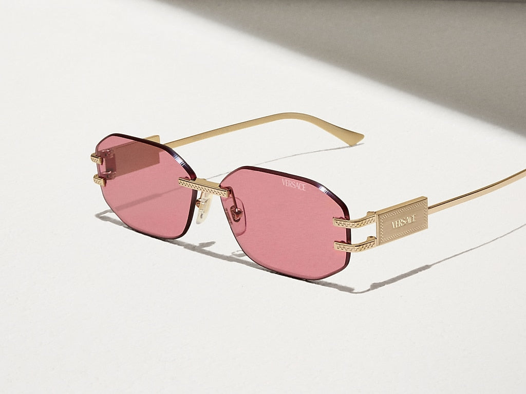 VE2274 فيرساتشي ذهبي/وردي مقاس متوسط