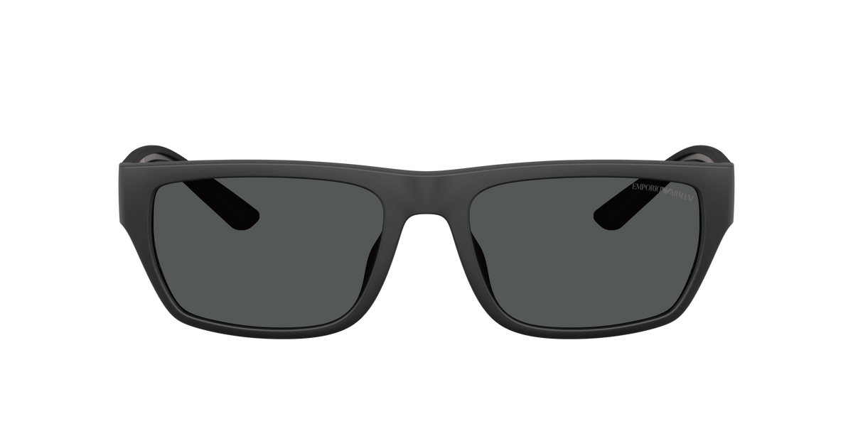 EA4267U Emporio Armani Rubberized Matte Black/Dark Grey XL