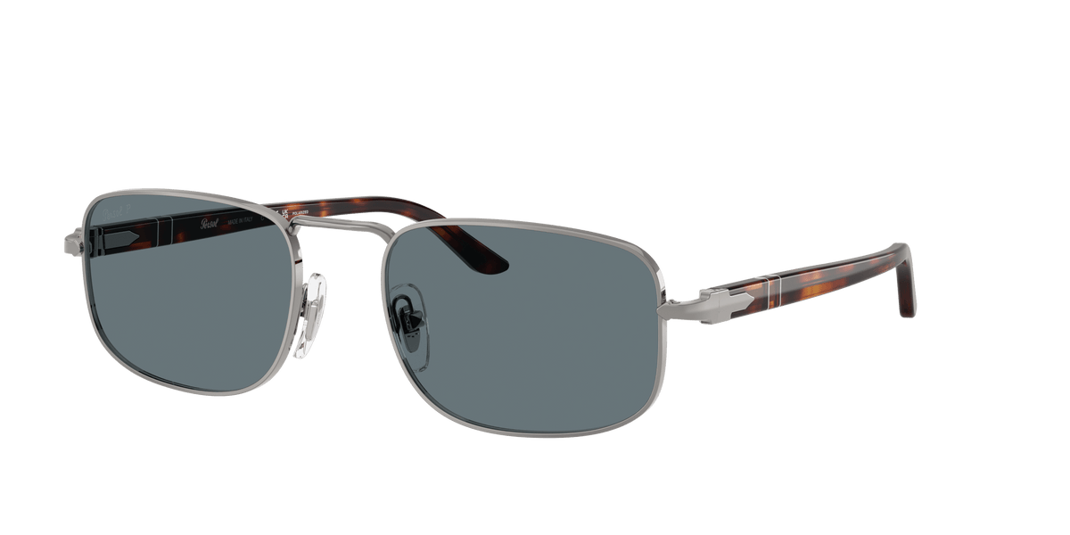 PO1027S PERSOL Gunmetal/Dark Blue Polarized XXL