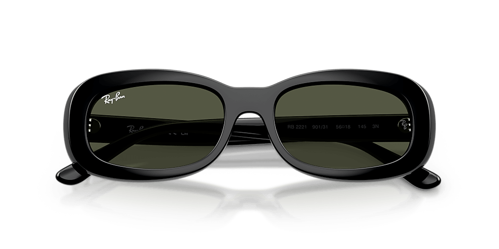 RB 2221 RAY-BAN Black Green L (53-18)