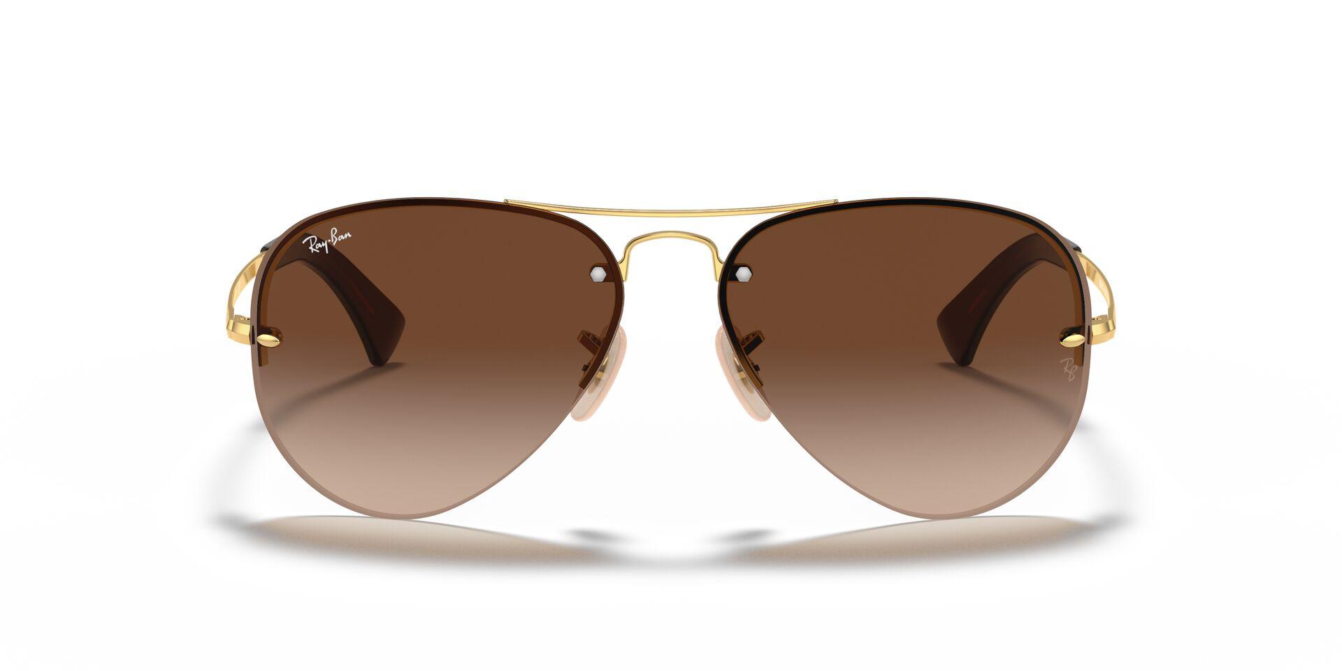 RB3449 Gold/Brown Gradient L