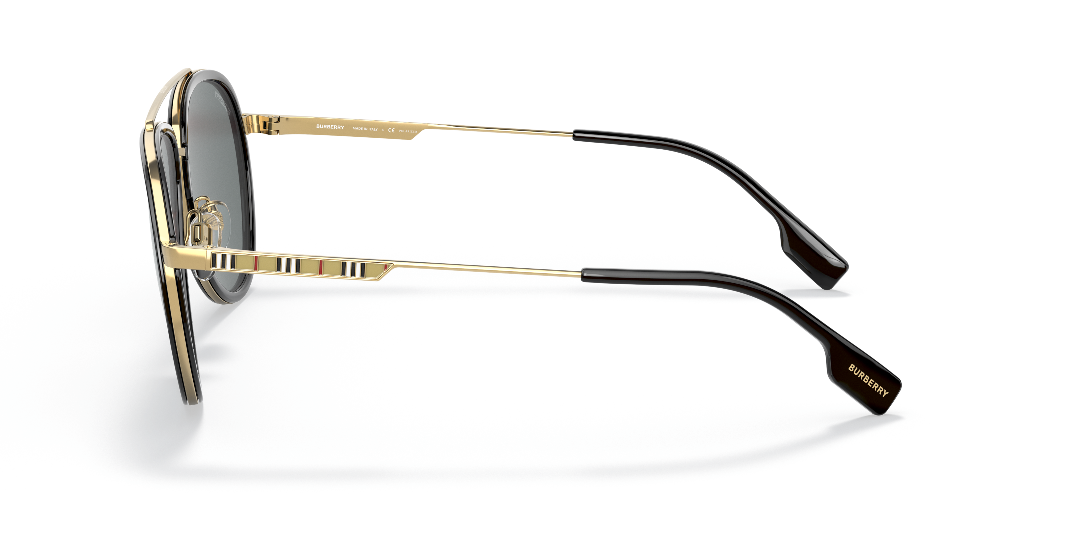 BE3125 ذهبي/رمادي داكن قطبي/مستقطب XL